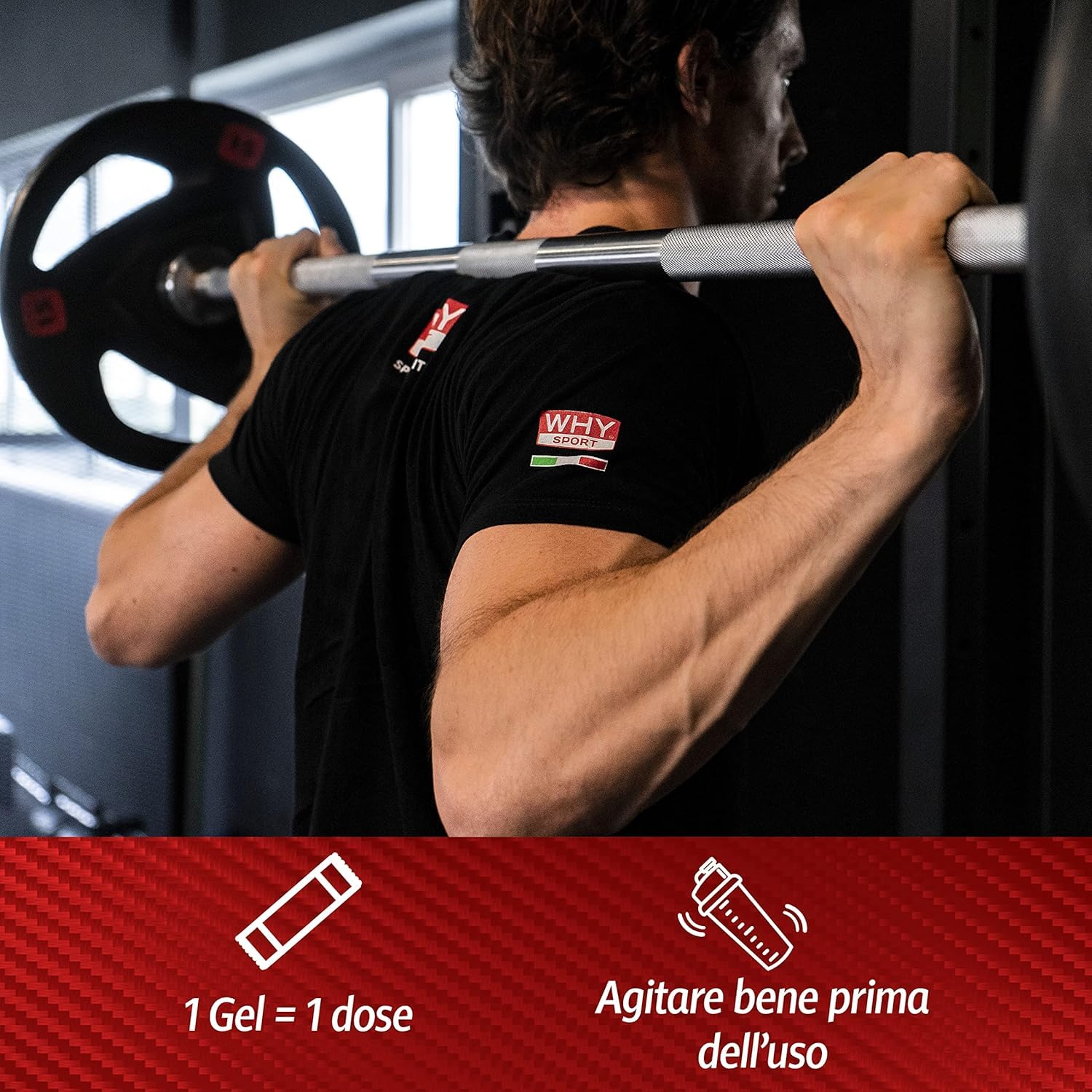 WHY SPORT GIVE ME FIVE - Integratore Alimentare Energetico a Base di Carboidrati e Sodio - 50 ml - 18 gel (18, Lemon Cola)