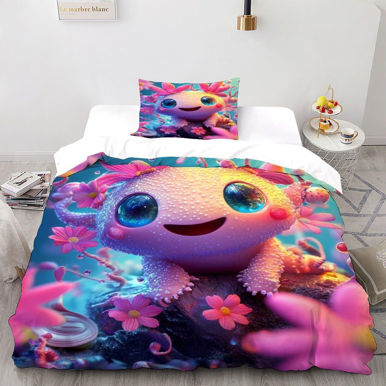 Housse de couette single 135x200cm pour lit simple en quête de confort thermique fluide