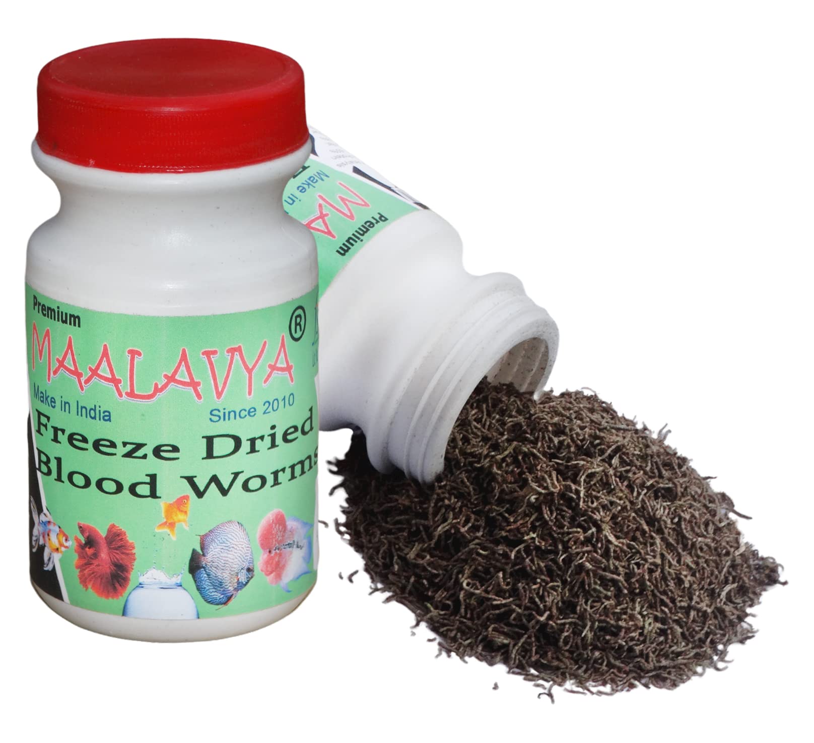 Maalavya 10 Grams (Premium) Freeze Dried Blood Worms Fish Feed/Blood Worms Fish Food Dried Worms Fish Food Worms Dried Dry Blood Worms (B0B157G8XN) Amazon Price History, Amazon Price Tracker