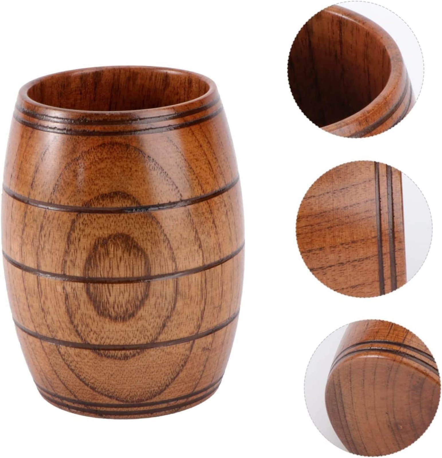 KanDuo Tazas de Cerveza Personalizadas Jarras, Jarras de Cerveza, Jarras de Cerveza, Taza de Agua Taza de té Taza de Agua de Madera Taza de Bebida Juego de té de Madera Taza de Madera Taza de café