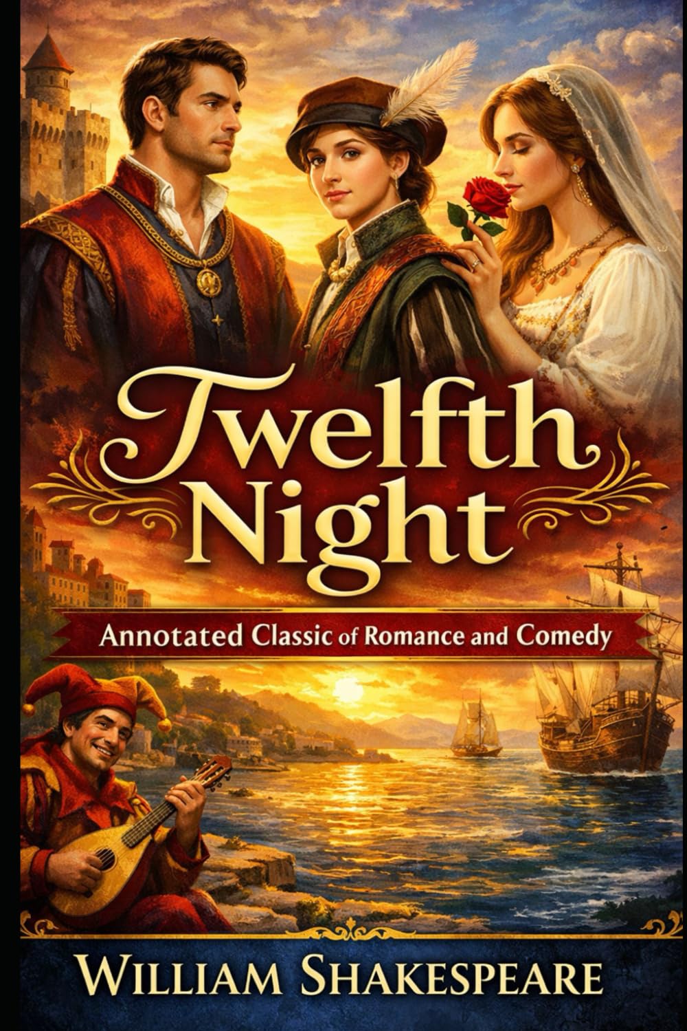 Twelfth Night - Annotated Classic of Romance and Comedy