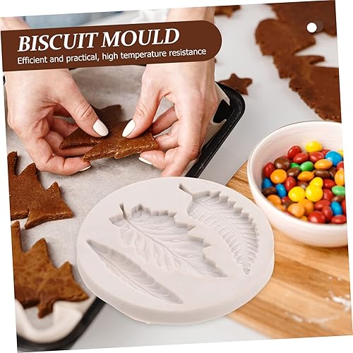 Miniatura 9 de EXCEART Moldes de fondant de hojas, 2 piezas, moldes de decoración de cupcakes, moldes de fondant de Navidad, moldes de chocolate para gelatinas,