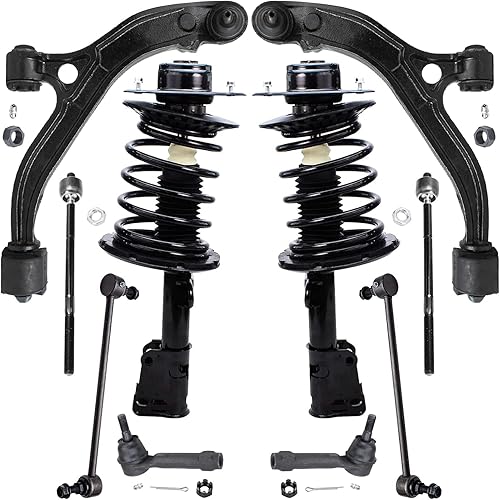 Miniatura 338 de Detroit Axle - Kit de suspensión frontal de 10 piezas para Ford Ranger Mazda B2300 B2500 B3000 B4000, 2 brazos de control superiores, 2 rótulas