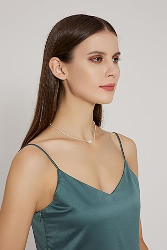 Miniatura 5 de AUCIWLK pearl necklace for women - Made of Swarovski pearls, 925 silver.