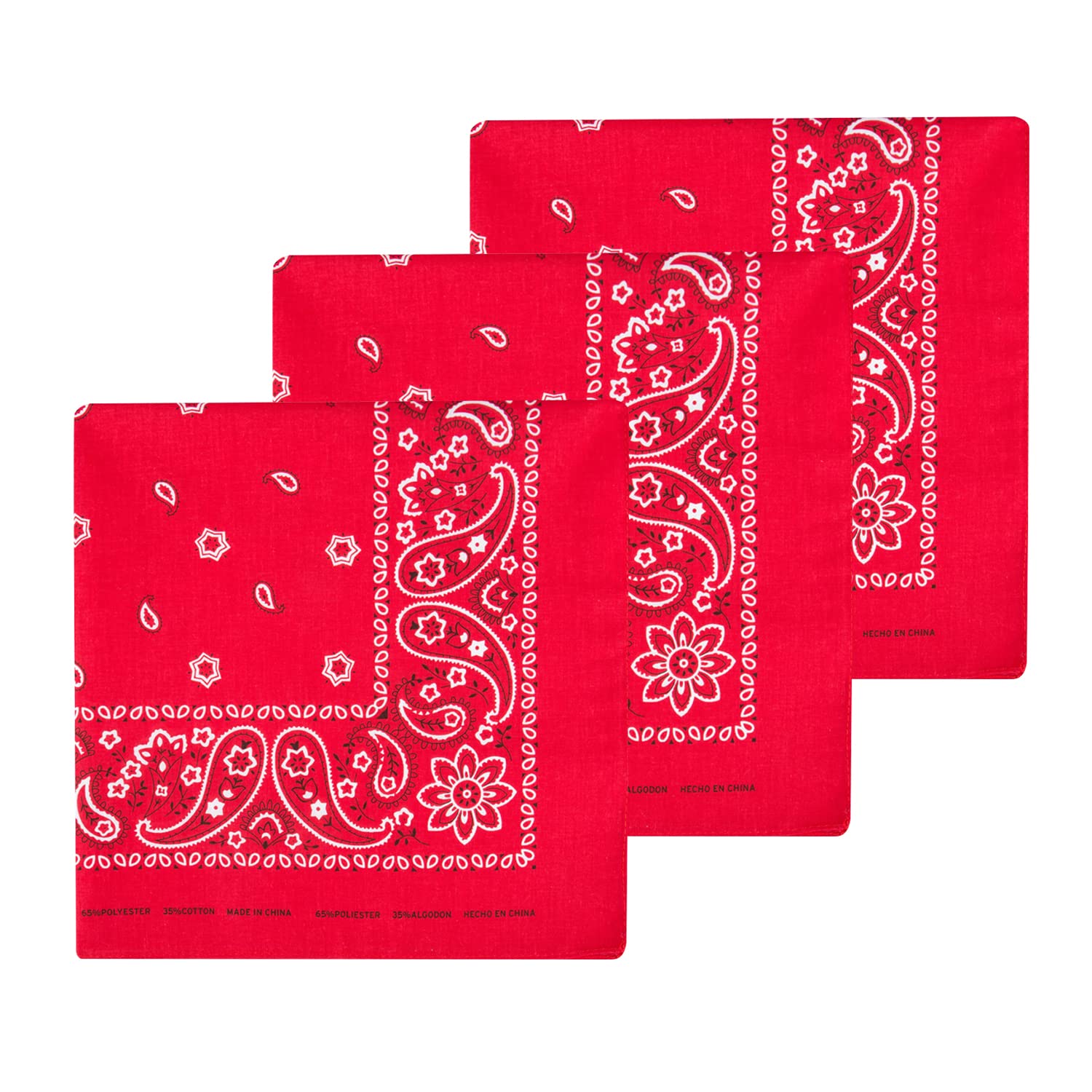 Levis All-Gender Multi-Purpose Bandana Gift Set Headband Wrap Face Neck Coverage