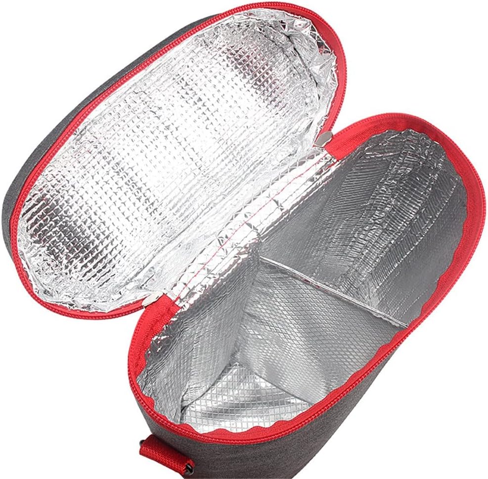 JSEIAJB Portable Thickened Aluminum Film Oxford Cloth Insulation Red Wine Bag Champagne Wine Ice Bag Picnic Bag