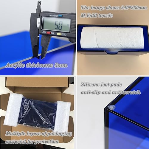 Miniatura 4 de Organizadores acrílicos y contenedores de almacenamiento para encimera, dispensador de toallas de papel plegado, cápsula de café, esponja de