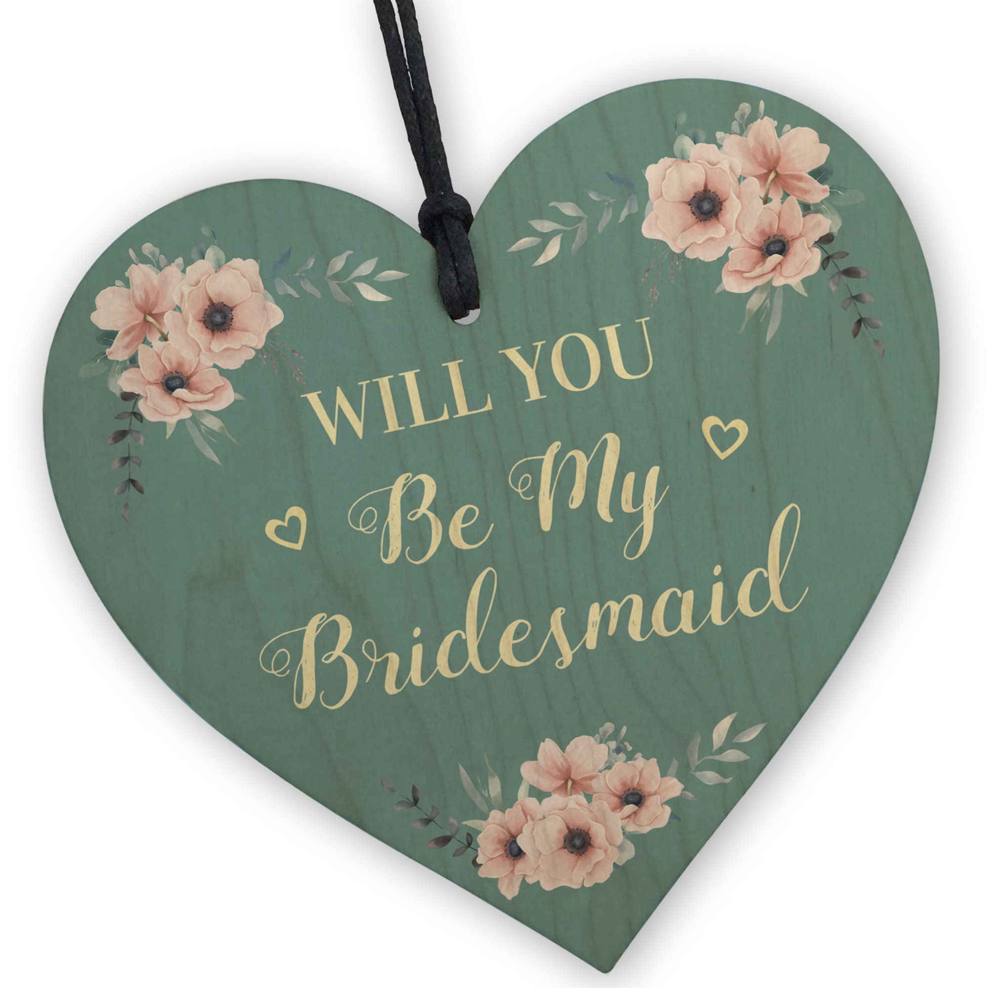 Red Ocean Will You Be My Bridesmaid Gift For Friend | Wedding Proposal Gifts For Her | Friendship Gifts For Women