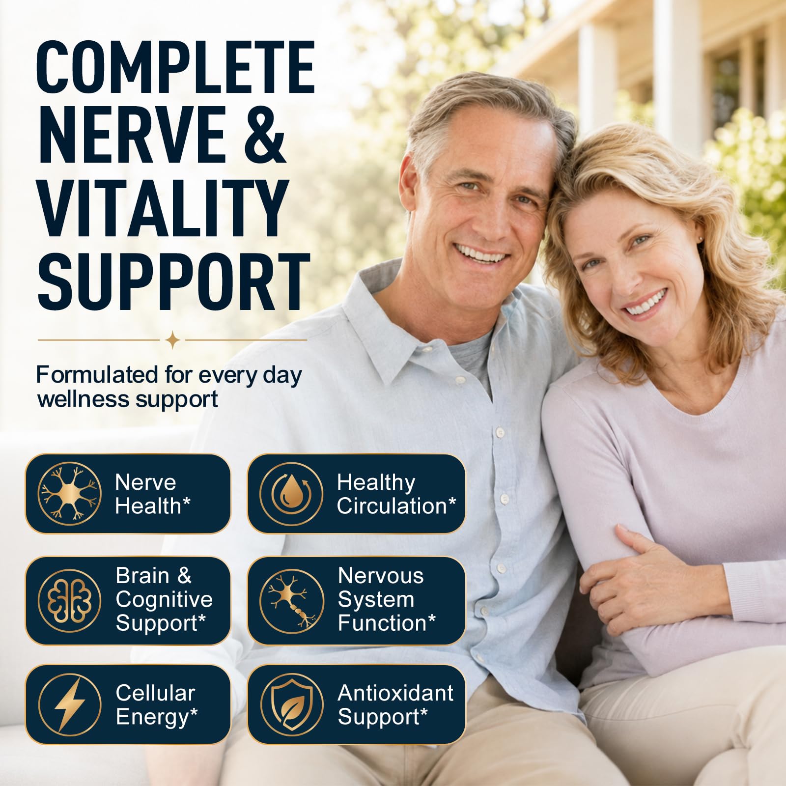 Neuropathy Supplements, Nerve Support Supplement with 1000mg R-Alpha Lipoic Acid, Benfotiamine, ALCAR, Ubiquinol CoQ10, PQQ, Active B-Vitamins & Botanicals, 120 Softgels — Amazon image 4