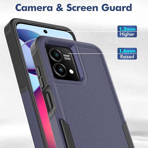 Miniatura 5 de Funda para Moto G Stylus 2023, funda protectora para teléfono Motorola G Stylus 2023, a prueba de golpes, resistente y duradera, color azul