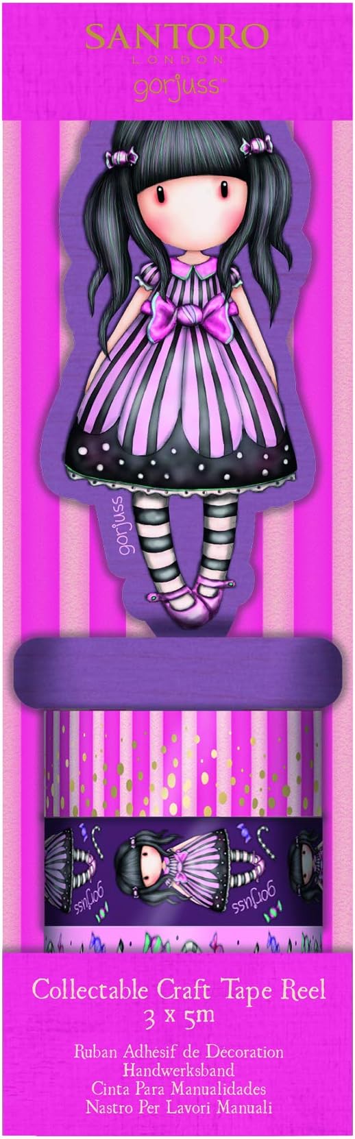 Santoro Gorjuss Craft TapeReel, us:one size, Multi