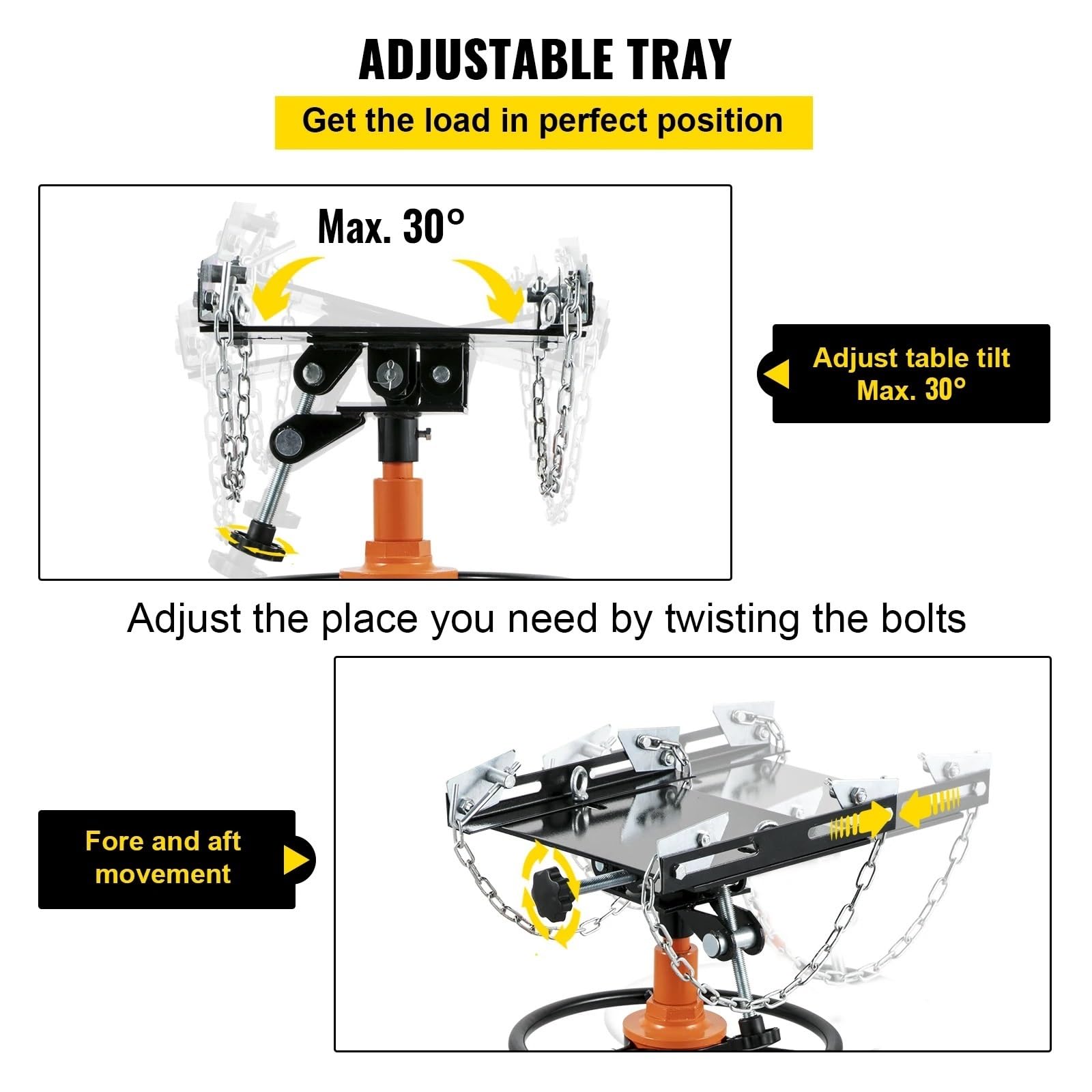 cric per Auto Supporto per martinetto da Pavimento con Trasmissione idraulica di capacità libbre con Pedale per paranco di Sollevamento del Negozio di Garage Accessori cric per