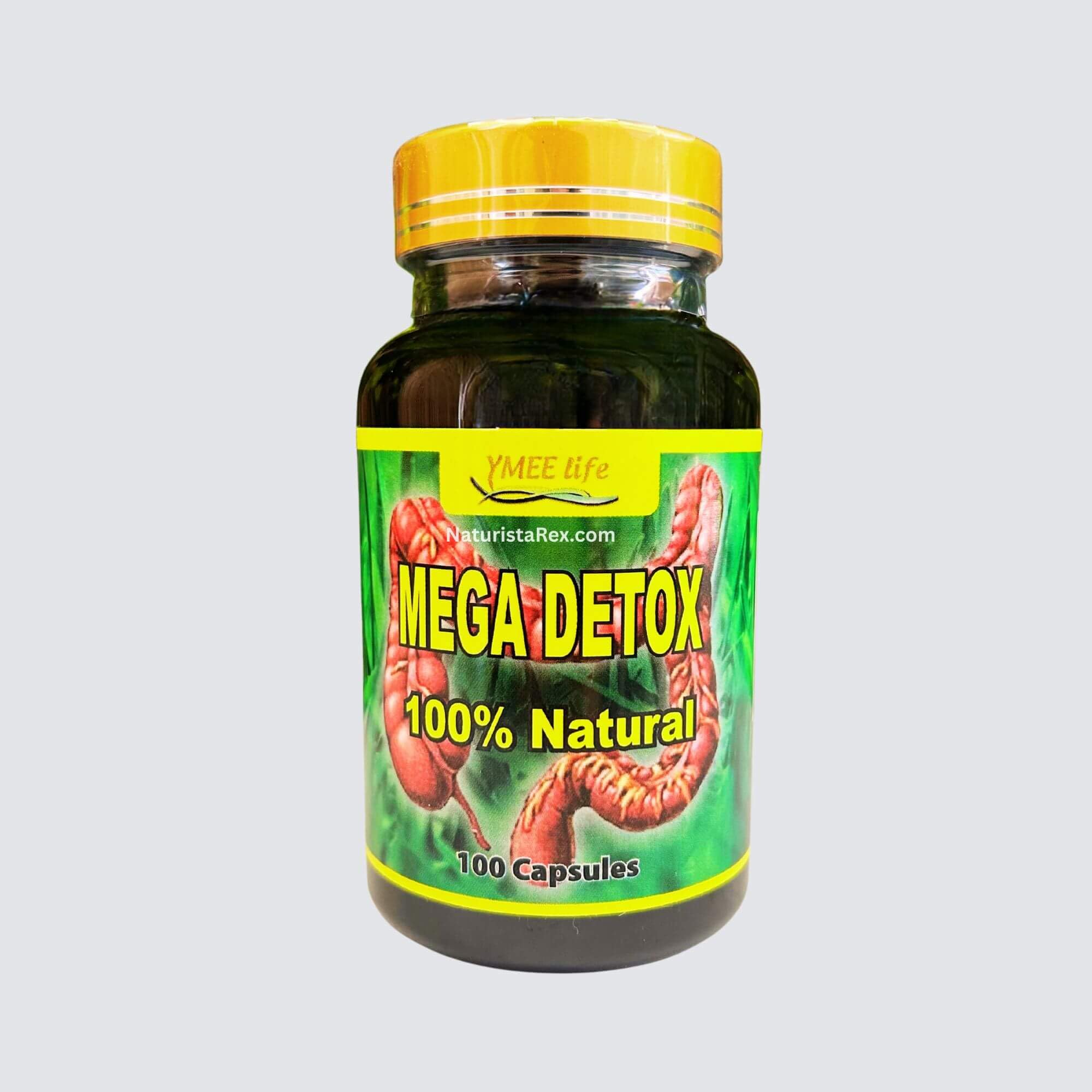Amazon.com: Mega Detox 100% Natural Supplement 100 Capsules
