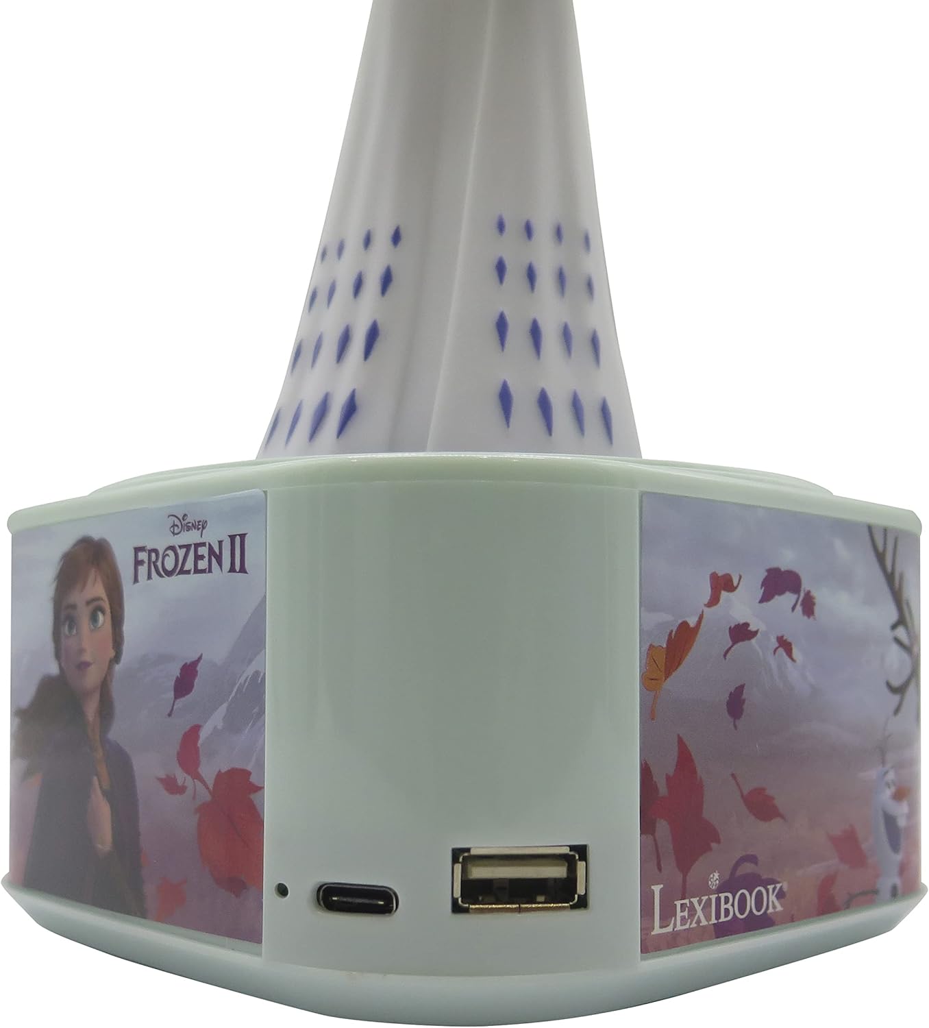 LEXiBOOK, Frozen, Speaker with Luminous Figurine, 5.0 Bluetooth, USB/USB Type C Port, BTD80FZ
