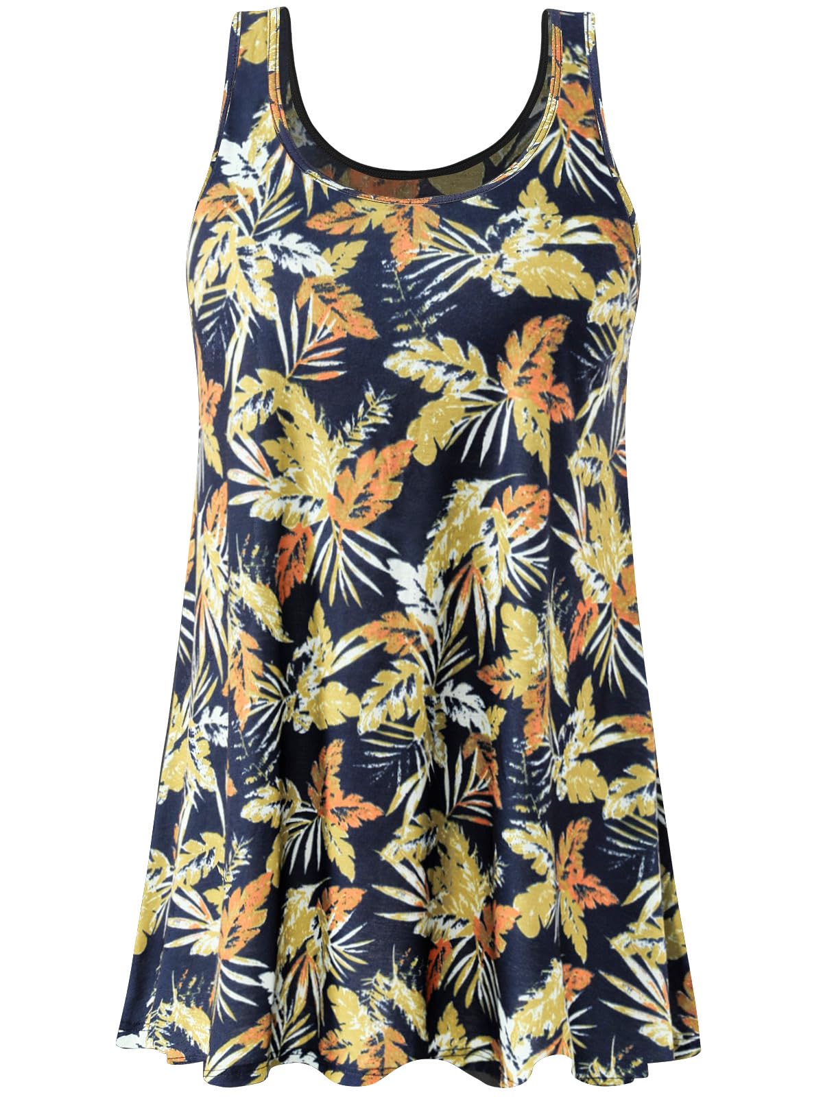 Air Curvey Tank Tops for Women Build in Bra Casual Flowy Tank Pleated Loose Fit S-XXXXL