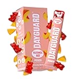 DAYGUARD — Doctor-Formulated Jelly to Feel Better After Drinking & Support Your Liver | Pre Alcohol Aid & Pre Drinking Prevention | DHM, L-Cysteine, Turmeric, Korean Pear | Peach Flavor | 22g × 10