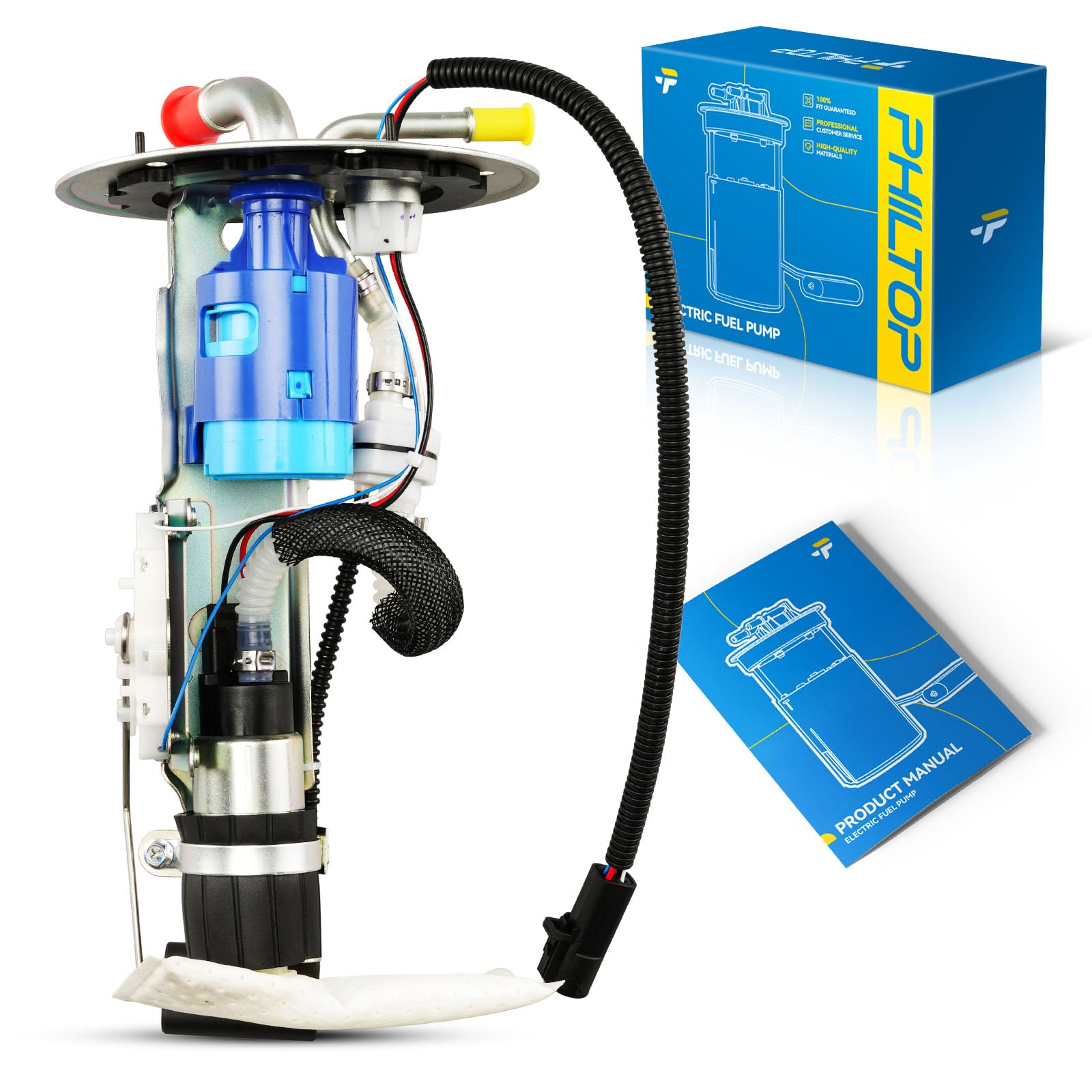 PHILTOP Electric Fuel Pump Assembly for 2004 E-350 Club Wagon