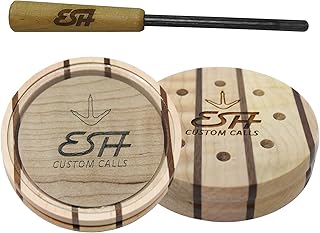 ESH Turkey Pot Calls – Realistic Friction Turkey Calls for Hunting – Easy-Use, High-Volume Pot Calls for Beginners & Pros