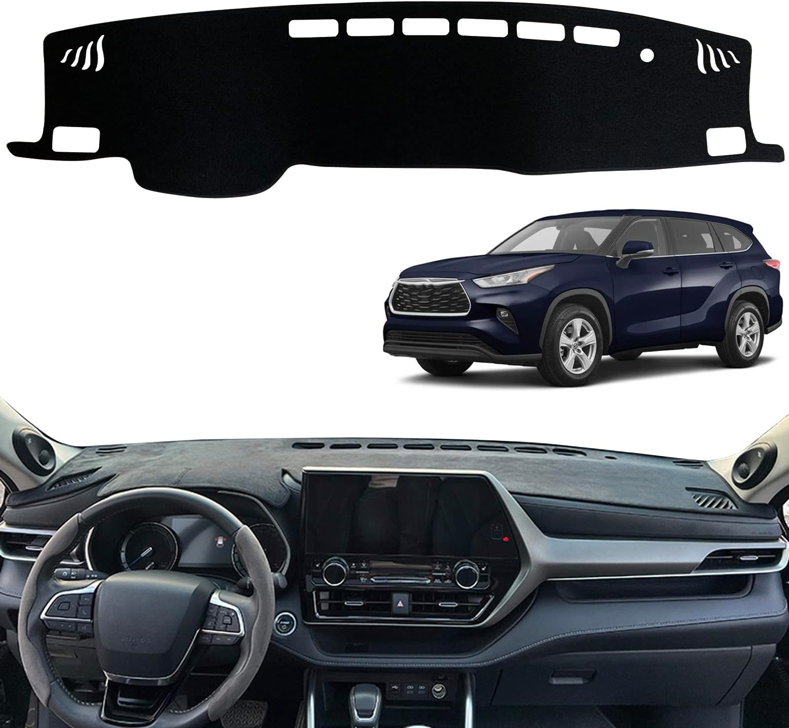 INUBOXES Dashboard Dash Board Cover Mat Pad Carpet NonSlip