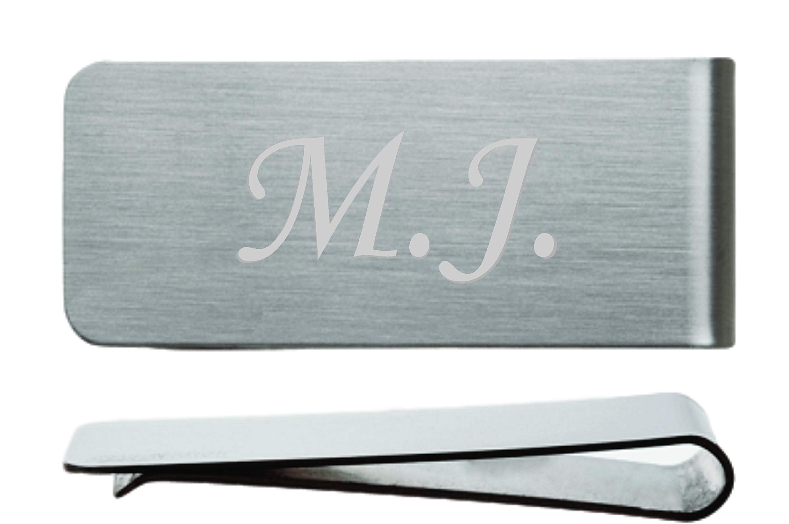 Epic Designs Custom engraved Money Clip initials name word wallet