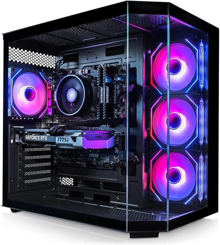 ADMI Gaming PC - AMD Ryzen 7 5700X - AIO Liquid Cooler - RTX 5060 Ti 8GB GDDR7-32GB DDR4-1TB NVME - Mars ARGB Case (Black) - WiFi - Windows 11