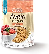 Farelo de aveia sem glúten Cereal Crock 200g