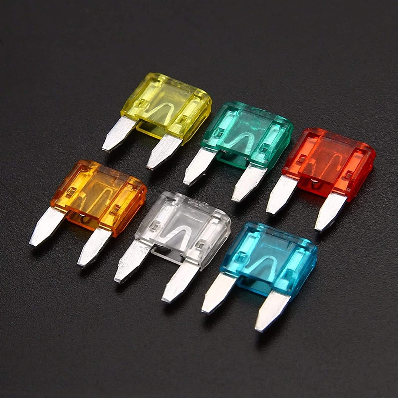 Gebildet 6 Via 32V 1~40A Generic Scatola Fusibile, Lama Catola del Fusibili Holder Bloccare con 10 Fusibile Libero della Lamierina-3A/5A/7.5A/10A/15A/20A/25A/30A/35A/40A