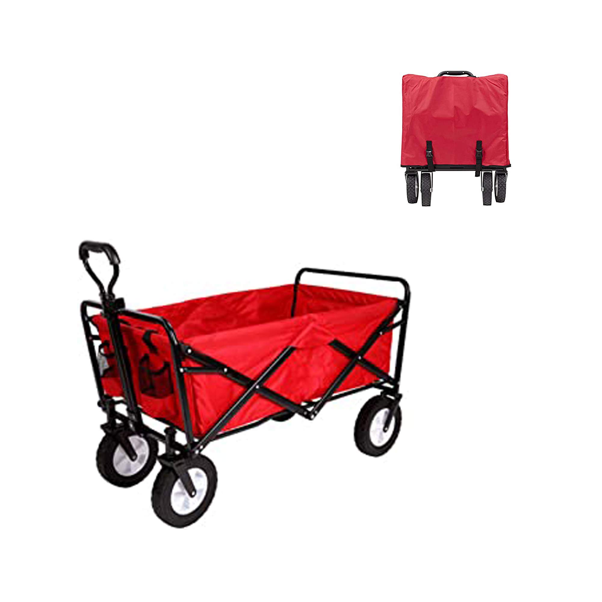 coolbaby Home shopping pram outdoor fishing multi-function folding trolley trumpet