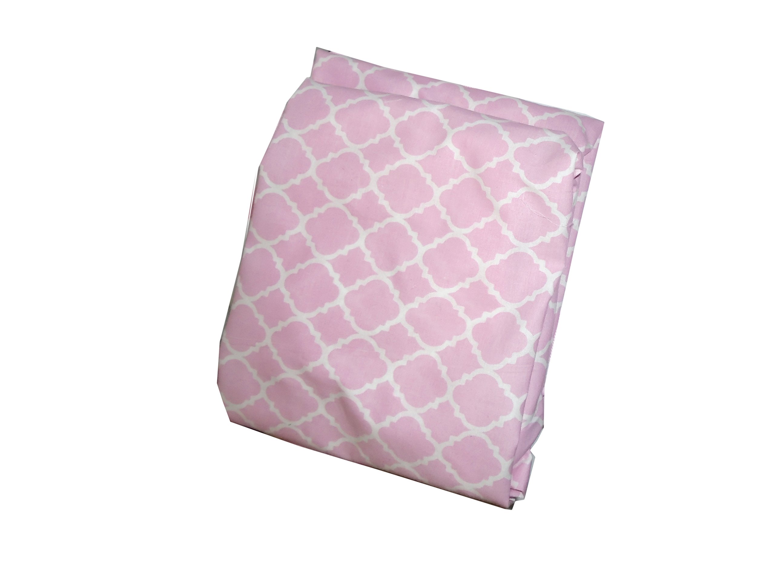 Baby Doll Bedding Soho Fitted Crib Sheet, Pink