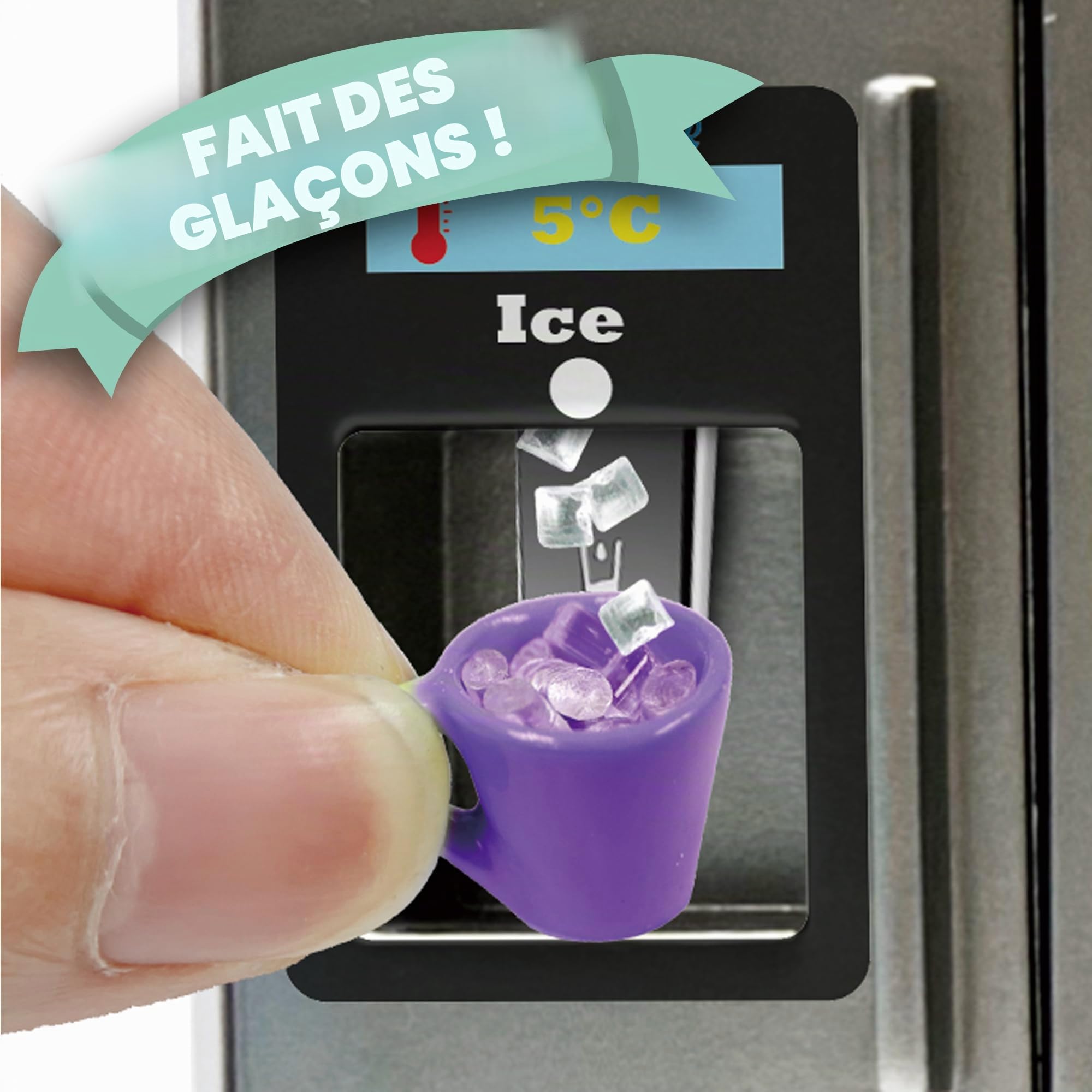 Bizak Mini World Playset 64506010 Set de Cuisine avec Four, Micro-Ondes, réfrigérateur, Distributeur de Glace et Accessoires, pour Enfants à partir de 6 Ans