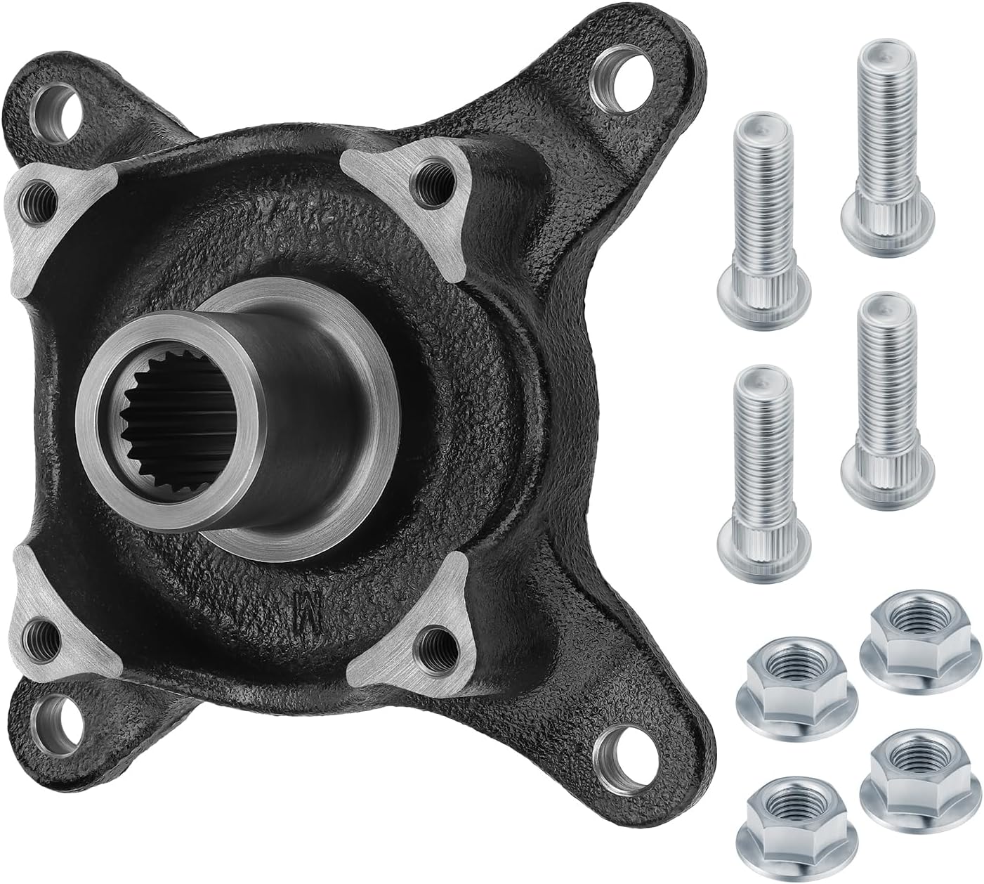Front Wheel Hub & Studs for Polaris Ranger 500 570 2017-2024 Ranger EV 2017-2022 PRO-XD-Mid-Size 5140380 5142568 5143618 7518378