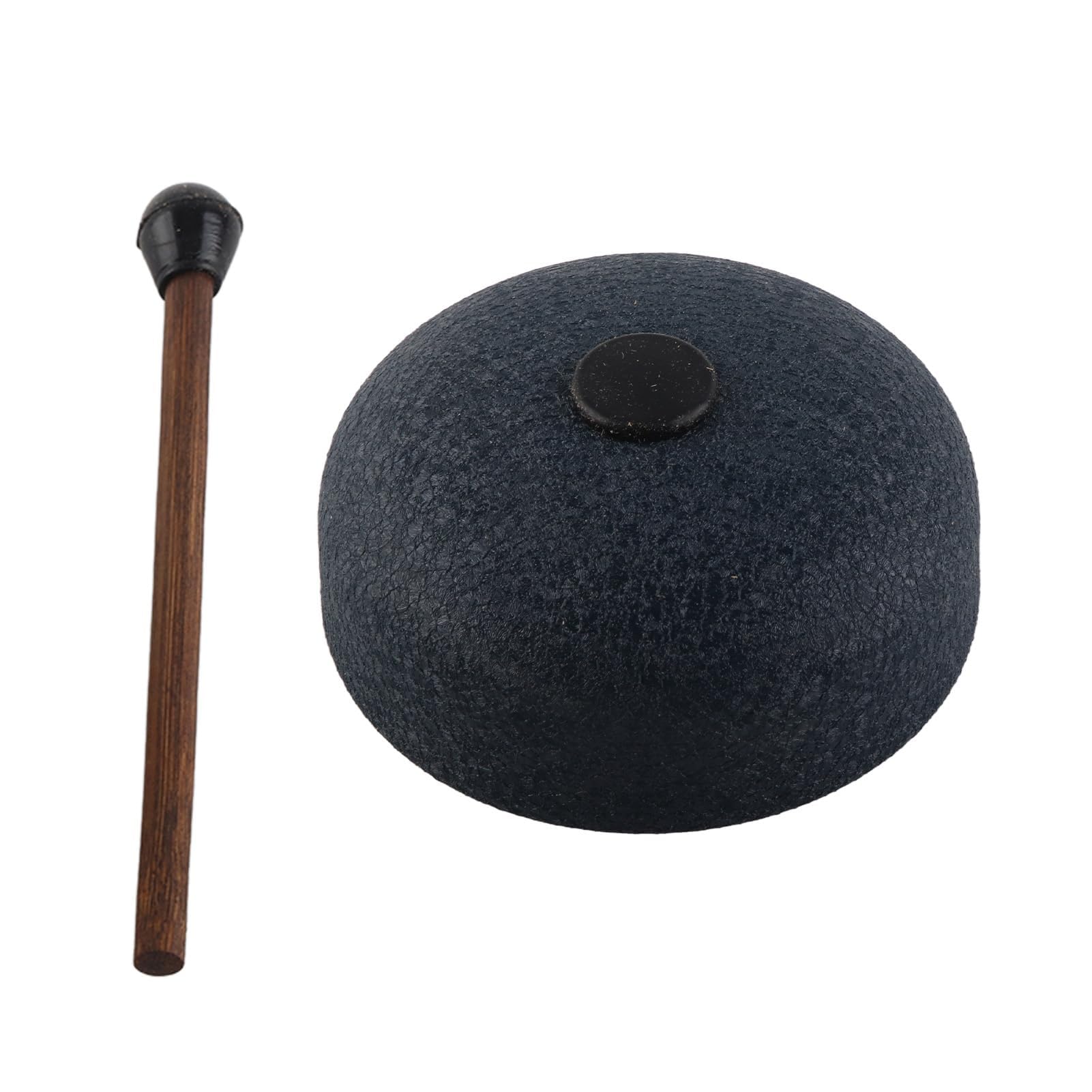 Handpan Bęben Bęben Językowy ze Stali Węglowej Mini 6 Uwaga Bezproblemowy Bęben Instrument Perkusyjny z Podudzie dla Początkujących (Ciemnoniebieski)
