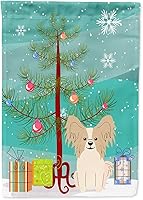 Vista 341 de Caroline's Treasures BB4243GF Bandera de jardín con texto en inglés «Merry Christmas» con texto en inglés «Merry Christmas», bandera decorativa