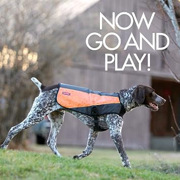 EzyDog Element Best Dog Jacket - Premium Wind and Waterproof Reflective Dog Coat for Safety and Protection - Provides Leash Access to Harness or Collar (Scarlett, XX-Small)