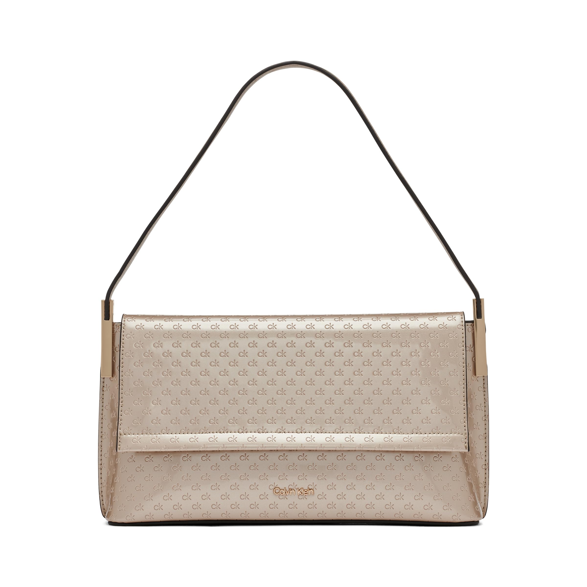 

                                                    Calvin Klein Verne Flap Demi Shoulder Bag, Silver 