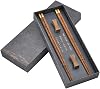 Dragon & Phoenix Reusable Chopsticks Set with Holders - Wooden Chopsticks 2 Pairs for Wedding & Anniversary Gift (Dragon and Phoenix)