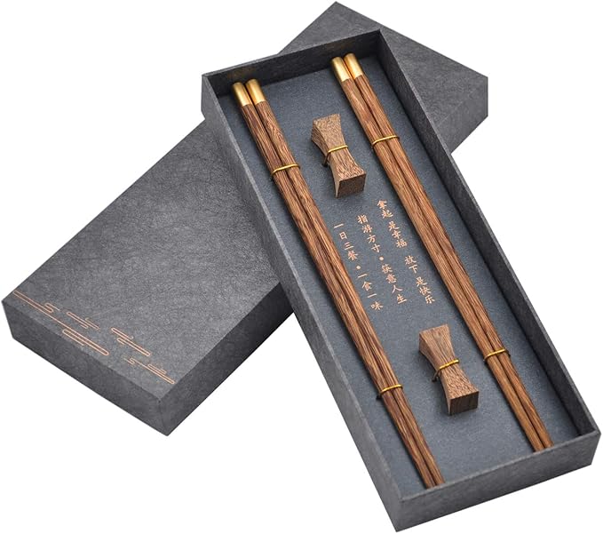 Wooden Chopsticks Reusable with Case Wooden Chopsticks Reusable Set