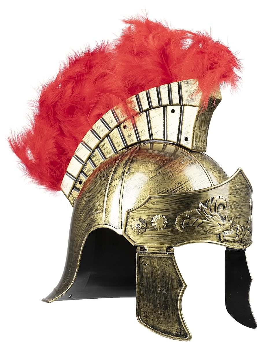 Funidelia | Casco da centurione romano per donna e uomo Roma, Gladiatore, Centurione, Culture & Tradizioni - Accessori per Adulto, accessorio per costume