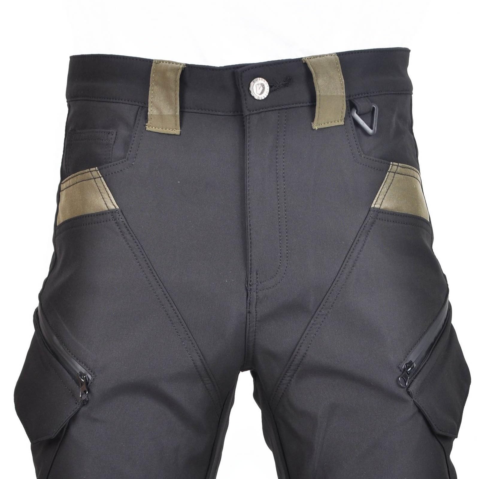 Motorradhose, schützende Freizeithose, Winddicht, atmungsaktiv, doppellagig, hoher Bund, Ganzjahresausrüstung