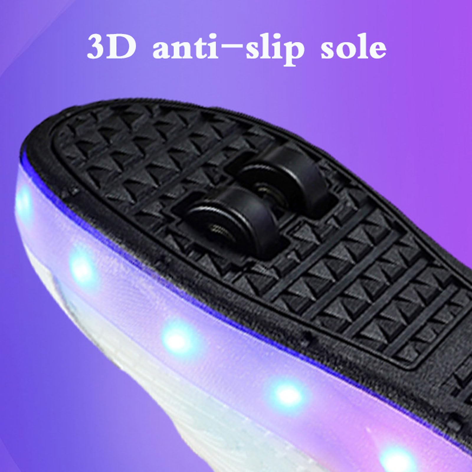 Zapatos con Ruedas para Niños y Niñas,Zapatillas de LED,Zapatillas Deportivas al Aire Libre con 4 Ruedas Retráctil,Recargables,Multiusos,para Regalos navideños creativos para niños