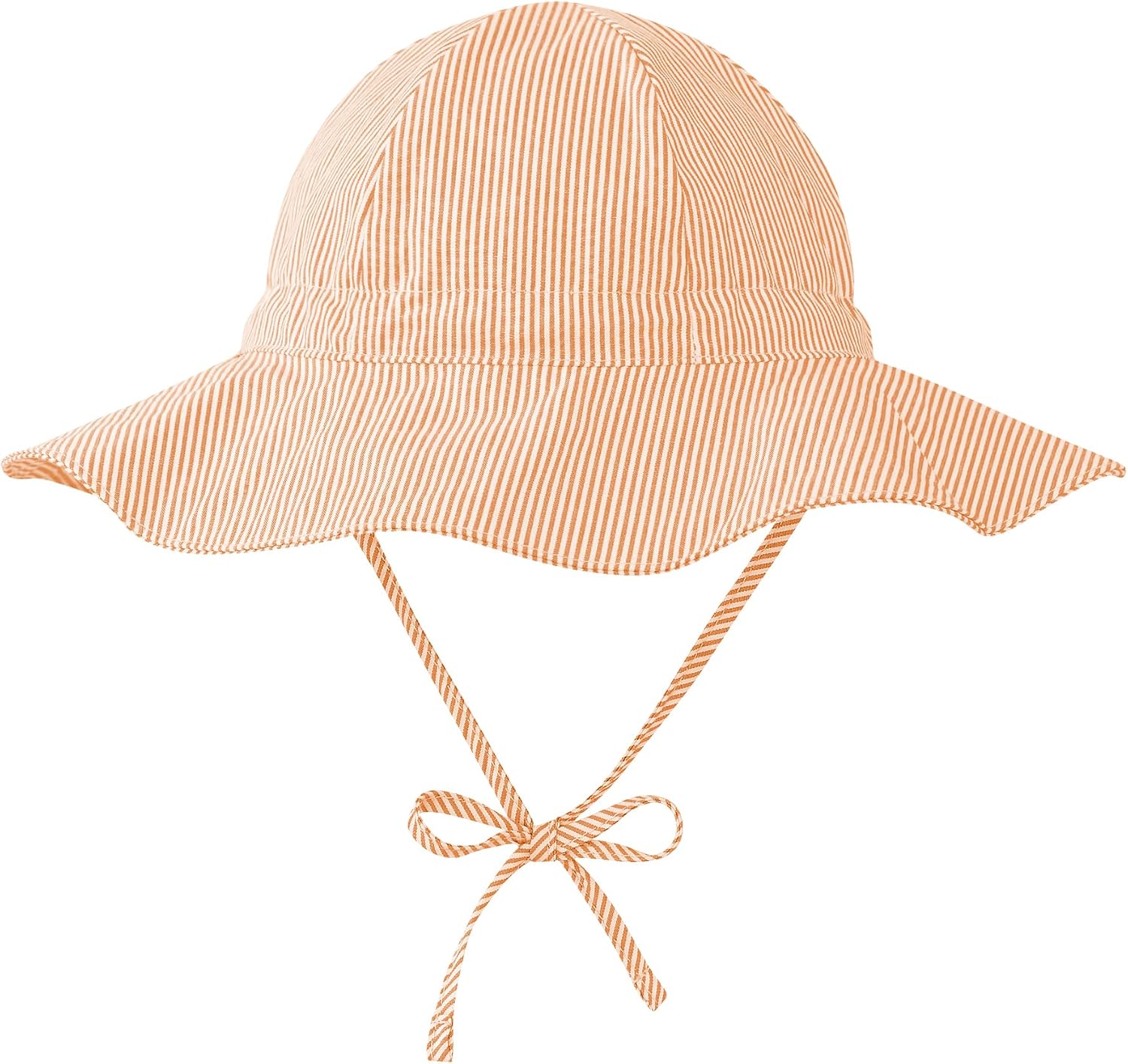 Zando UPF 50+ Baby Sun Hat for Baby Girl Boy 0-4T - Wide Brim Toddler Bucket Hat Adjustable Strap Infant Hats for Outdoor