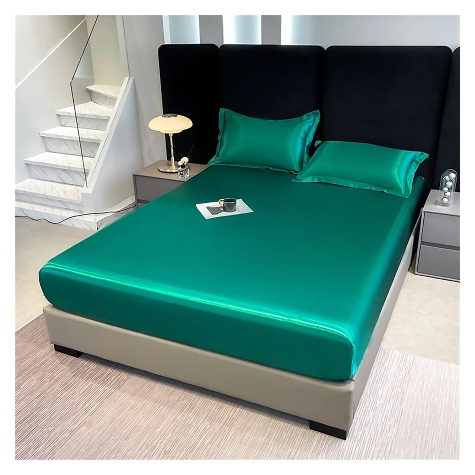 Drap-housse imperméable 140x190 protège votre matelas contre les taches en satin doux
