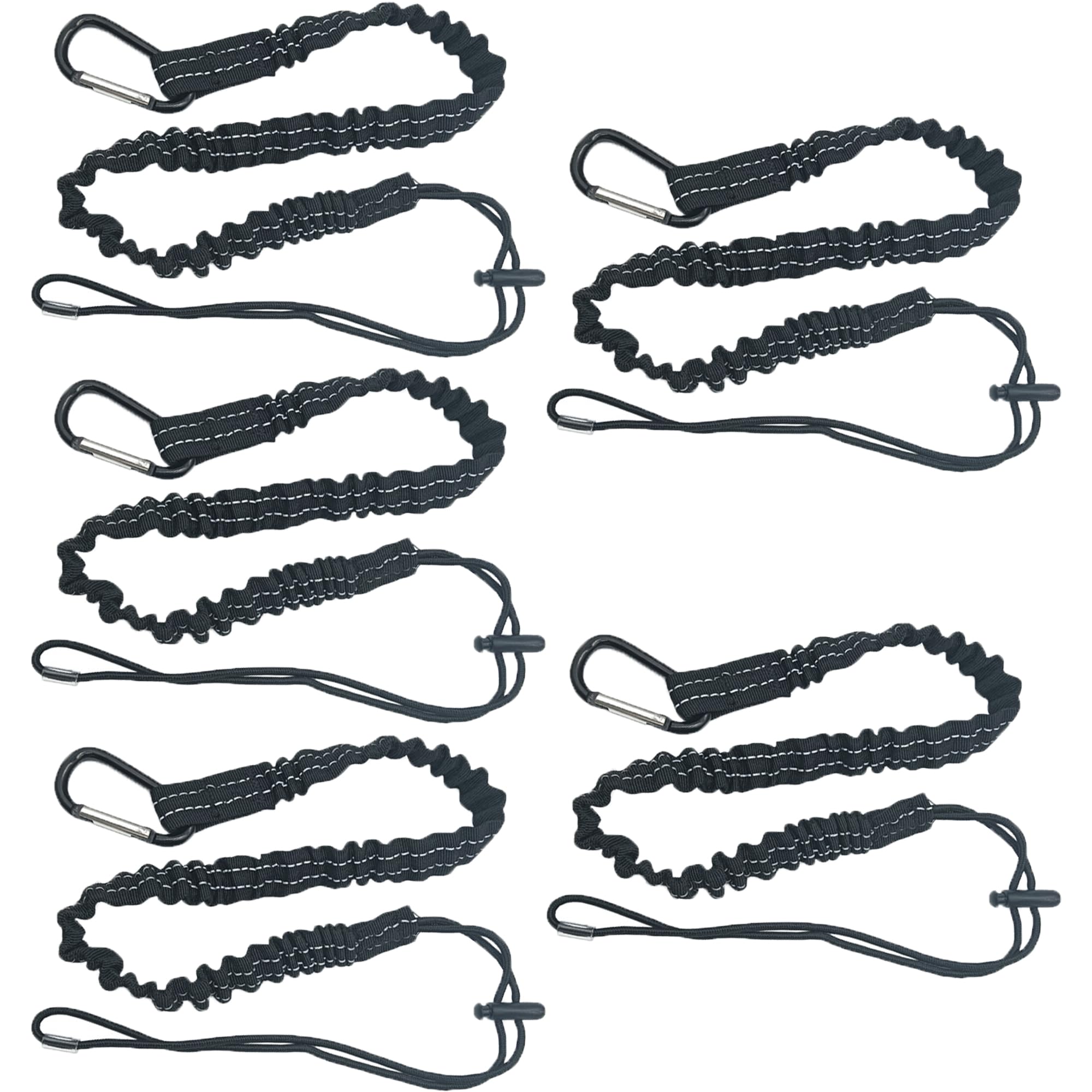 Cordón elástico de protección para herramientas en altura y correa extensible de 5 piezas 8