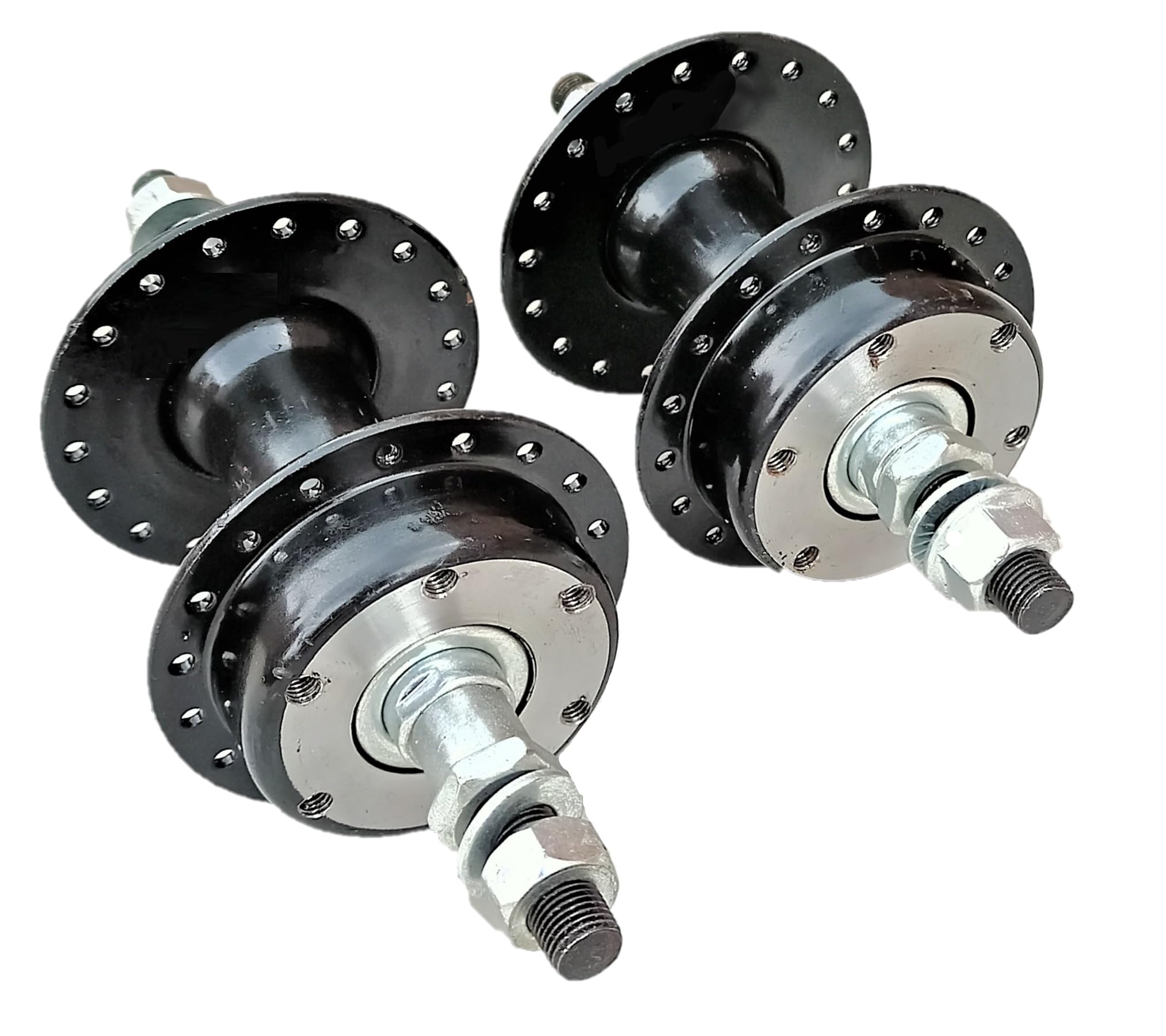 CYBIC Front and Rear Bicycle Hub Set, Black, 36 Holes, High Performance Cycling Component-picture-13