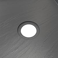 Vista 37 de DreamLine SlimLine DLT-1134420-22 - Base de ducha con drenaje central de 34 pulgadas de profundidad x 42 pulgadas de ancho x 2 3/4 pulgadas de alto