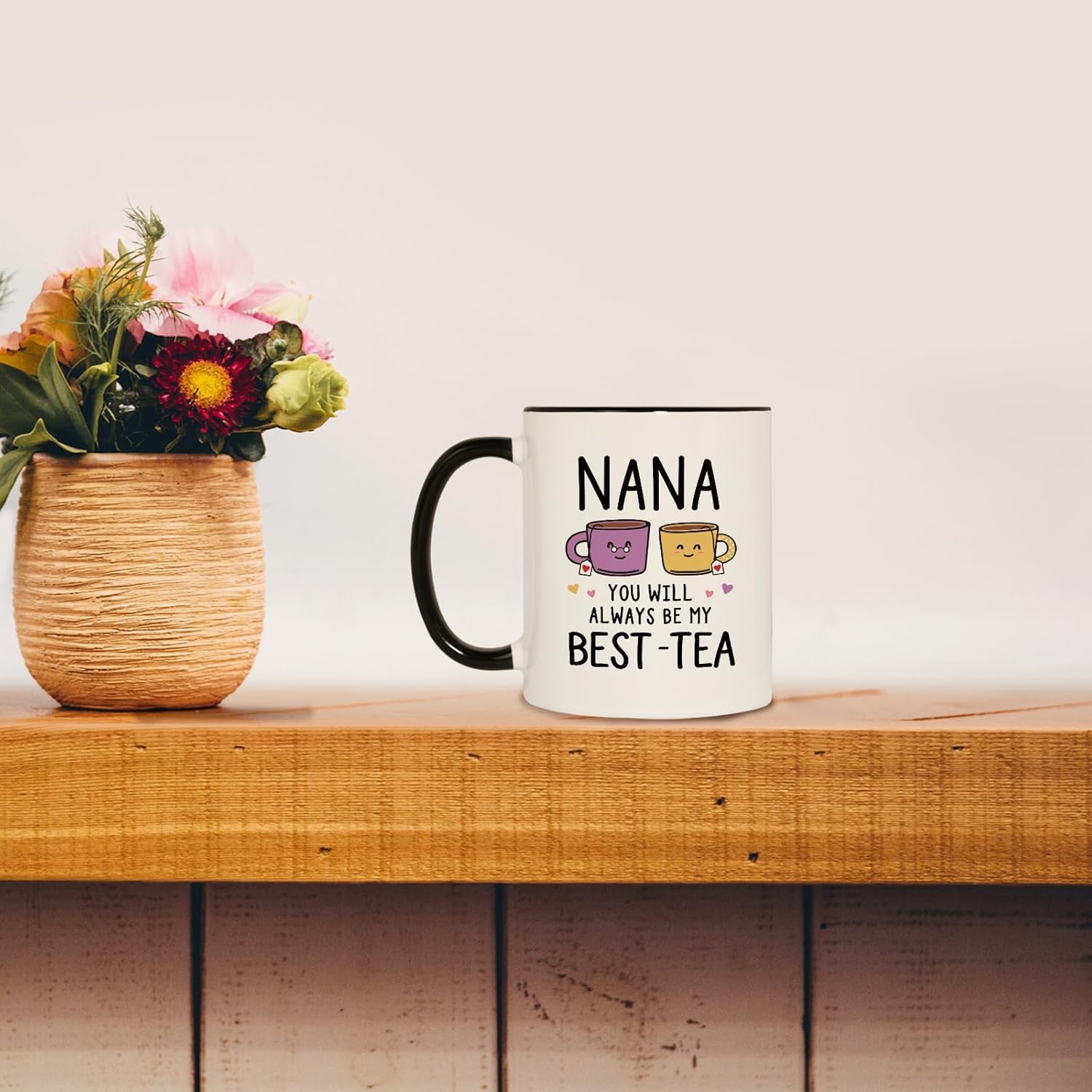 Aurahouse Nana Gifts for christmas, Best-Tea Nanas Mug, Nana Christmas Birthday Gifts from Grandkids, Gift for Nanas for Thanksgiving Mothers Day, Grandparents Day Gift - Image 7