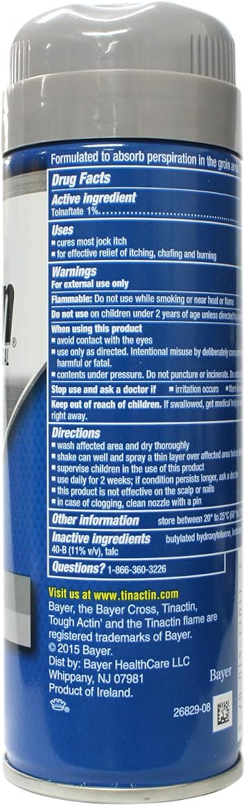 Tinactin Antifungal Powder Spray for Jock Itch - 4.6 oz, Pack of 6