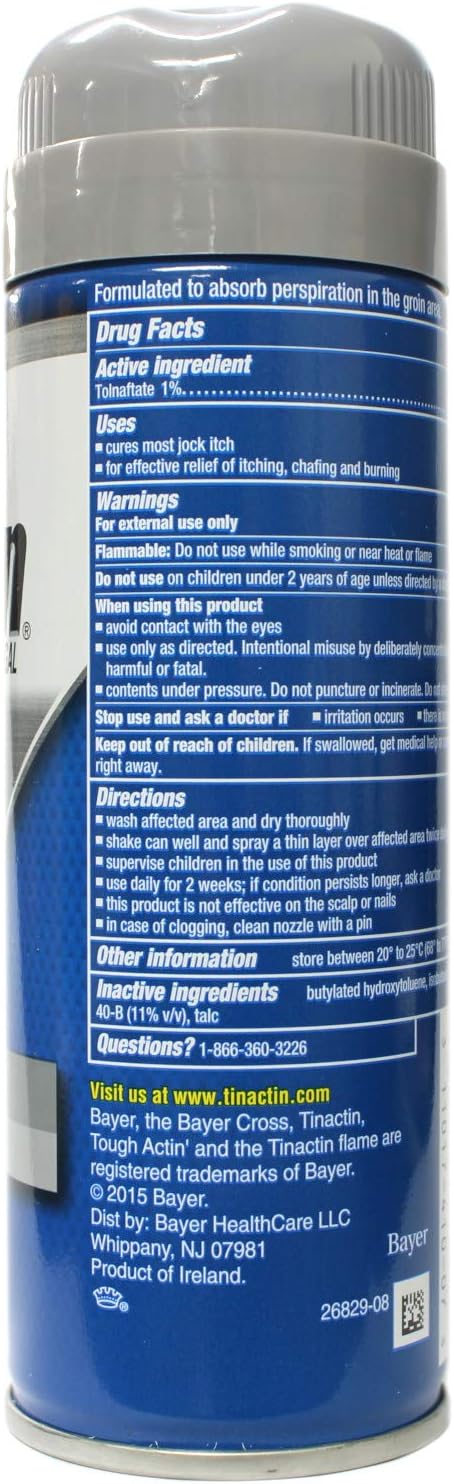 Tinactin Antifungal Powder Spray for Jock Itch - 4.6 oz, Pack of 6