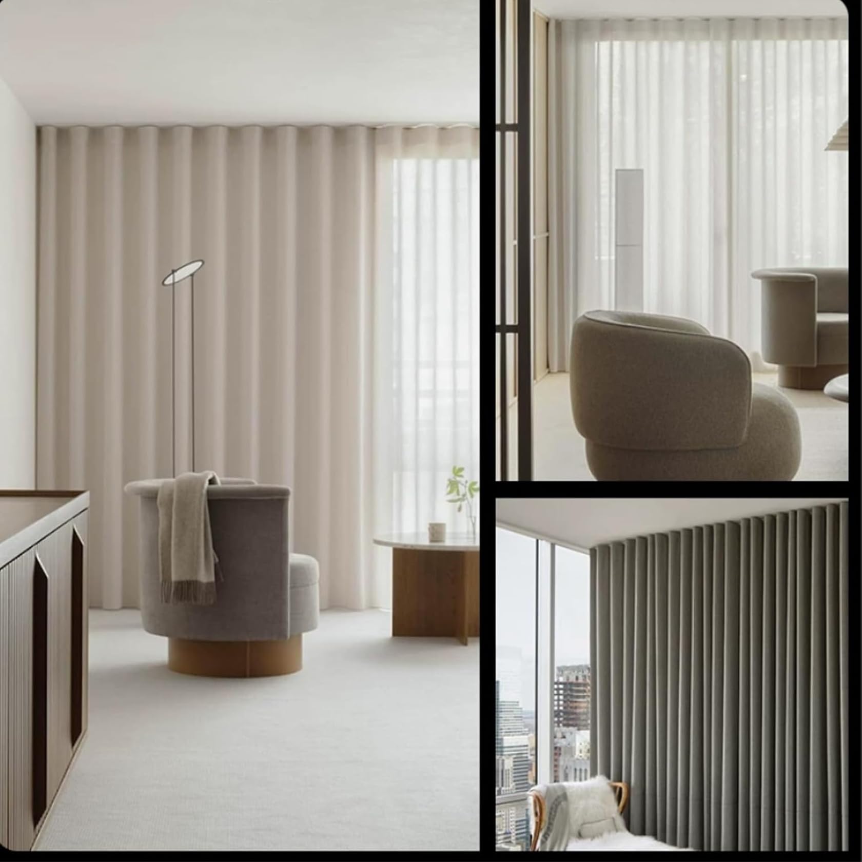 UltraThin Heavy Du Sliding ain s Silent Serpentine Track System per montaggio a soffitto e parete divisori perfetto per tende pieghettate e ains