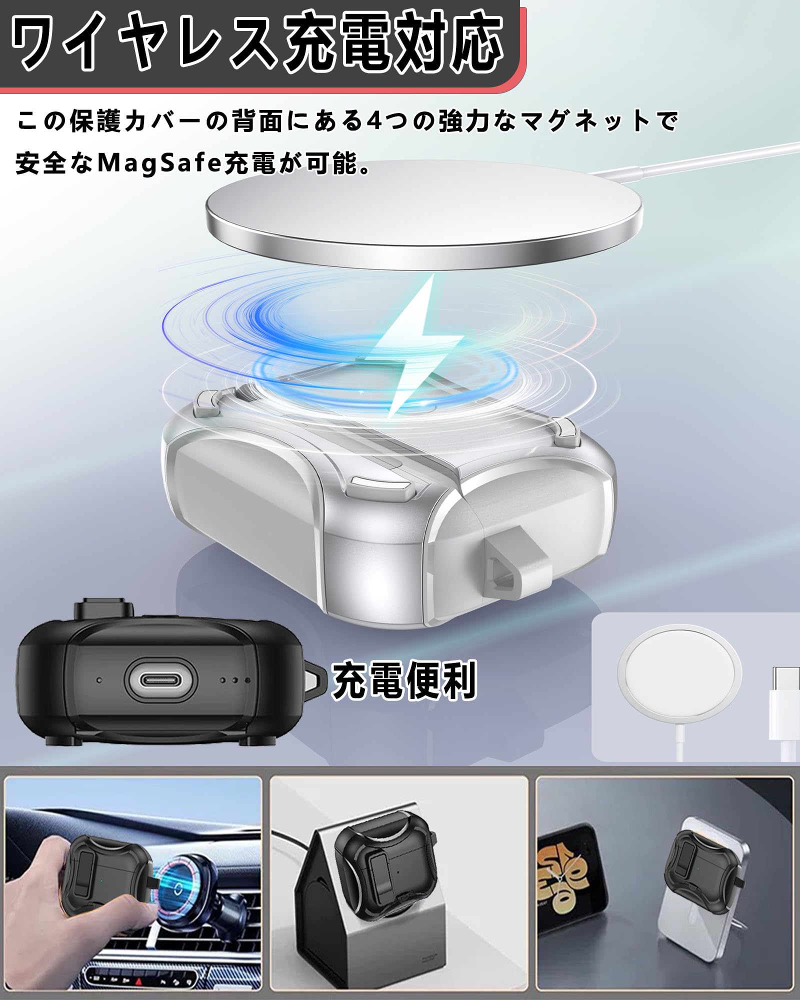 Amazon | Ausrann 対応AirPods Pro2/Pro ケース (2023/2022/2019) 対応
